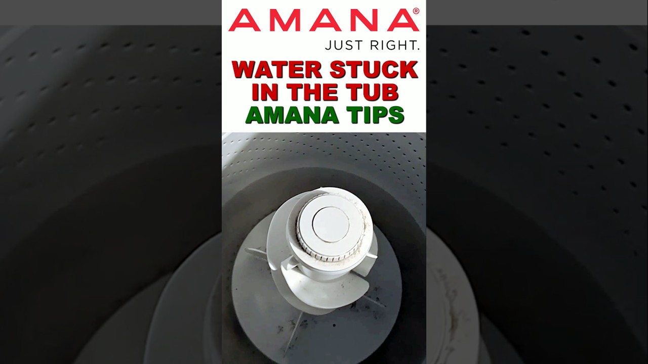 Amana Washer Fix: Water in Tub - Suspension Rods & Tips. #amana #amanawasher #madamanatips