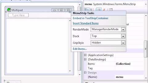 C# Text Editor - 02 - Interface