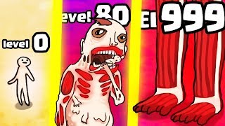HOW STRONG IS THE HIGHEST LEVEL TITAN HUMAN EVOLUTION (9999+ BOSS) l Titan Evolution Party New Game