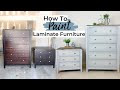 Painting Laminate Furniture | Furniture Makeover | Ashleigh Lauren