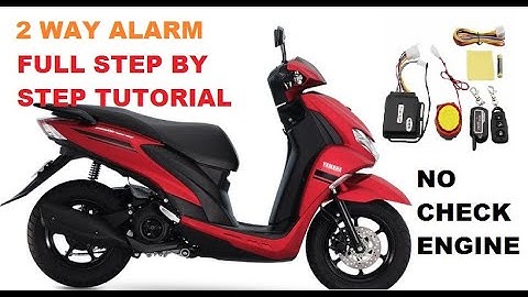 2 WAY ALARM FOR YAMAHA MIO GRAVIS [FULL STEP BY STEP TUTORIAL]