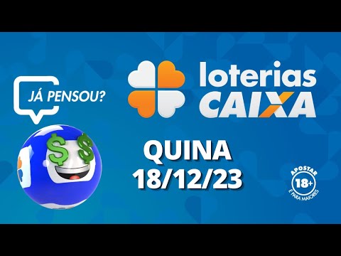 Resultado da Quina - Concurso nº 6319 - 18/12/2023