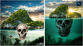 Learn How to Create a Realistic Skull Island Scene in Photoshop