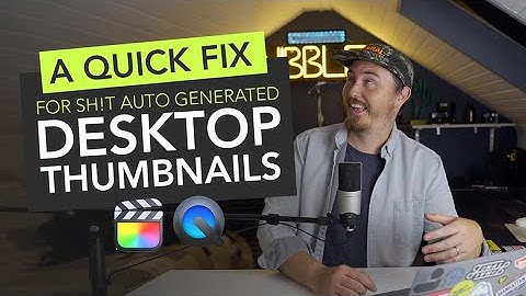 Create a CUSTOM THUMBNAIL for Final Cut Videos