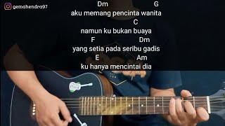 Kunci Gitar PECINTA WANITA - Irwansyah | Chord Gampang