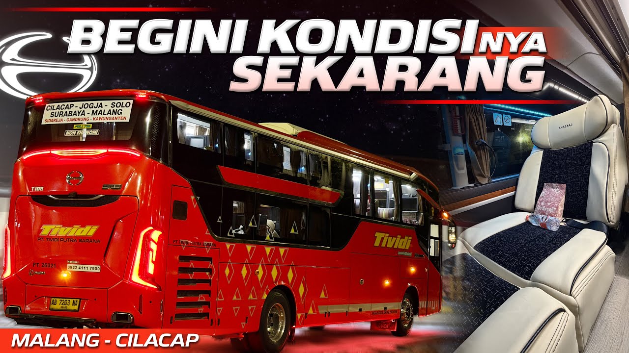 AKHIRNYA NYOBAIN BUS TERMEWAH TIVIDI SAAT INI‼️Trip Malang - Jogja with Tividi First Class