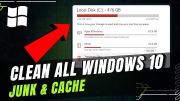 How to Clear All Caches & Junk from Windows 10 | Make Windows 10 Faster