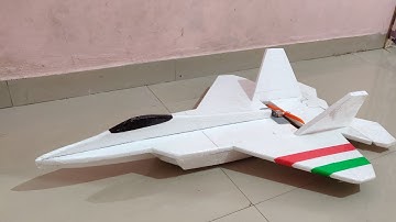 How to make a F22 RC plane With Thermocol