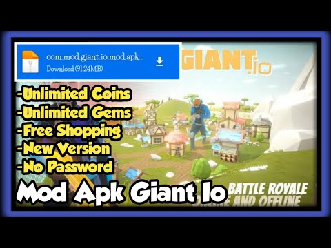 UNLIMITED COINS & GEMS, FREE SHOPPING, NEW VERSION - Mod Apk Giant Io