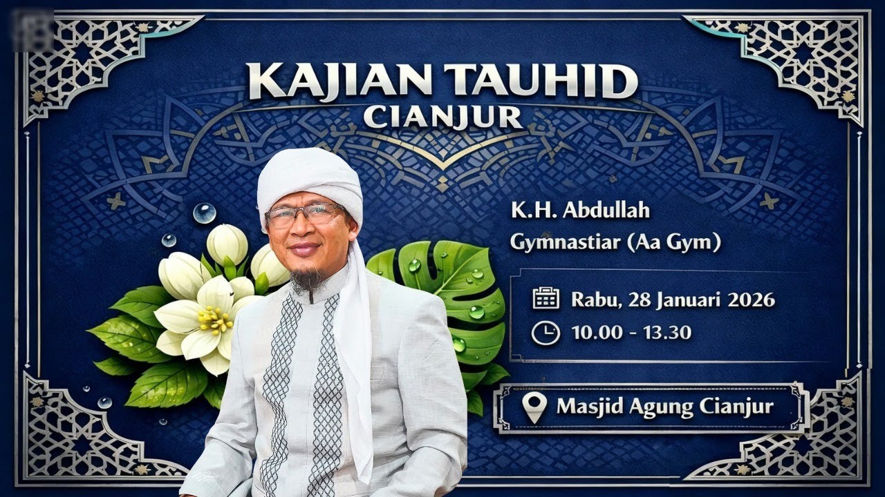 🛑Kajian Tauhid dari Masjid Agung Cianjur 28/01/2026