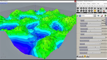 Rhino Grasshopper: Random Terrain Generation (part 2)