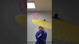 Takashiro, the umbrella-spinning performer！