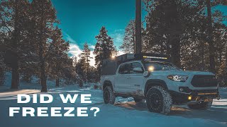 Cold Winter Camping | Diesel Heater AT Overland Habitat Test