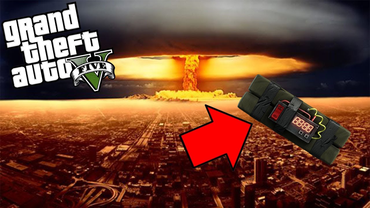 GTA 5 Arme ( Mini Bombe Nucléaire ) 👍!!! 100.000 LIKES !!!🙏 YouTube