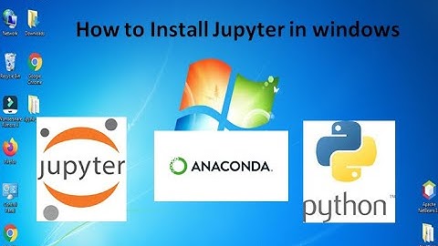 How to Install Anaconda (python) and Jupyter Notebook on windows7/8/10|install jupyter in windows|.