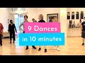 🔥9 DANCES in 10 MINUTES 🔥Learn in this Ballroom Dance Course more then in your Entire Life! BASICS