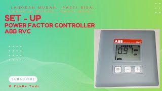 Setting ABB RVC ... Power Factor Controller