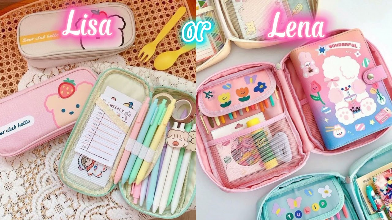 🌺 MATERIAL ESCOLAR #2 (LISA OR LENA) School supplies 🌺