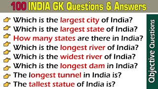 100 India GK in ENGLISH Questions and Answers for Indian EXAMS Questions and Answer | Part 30