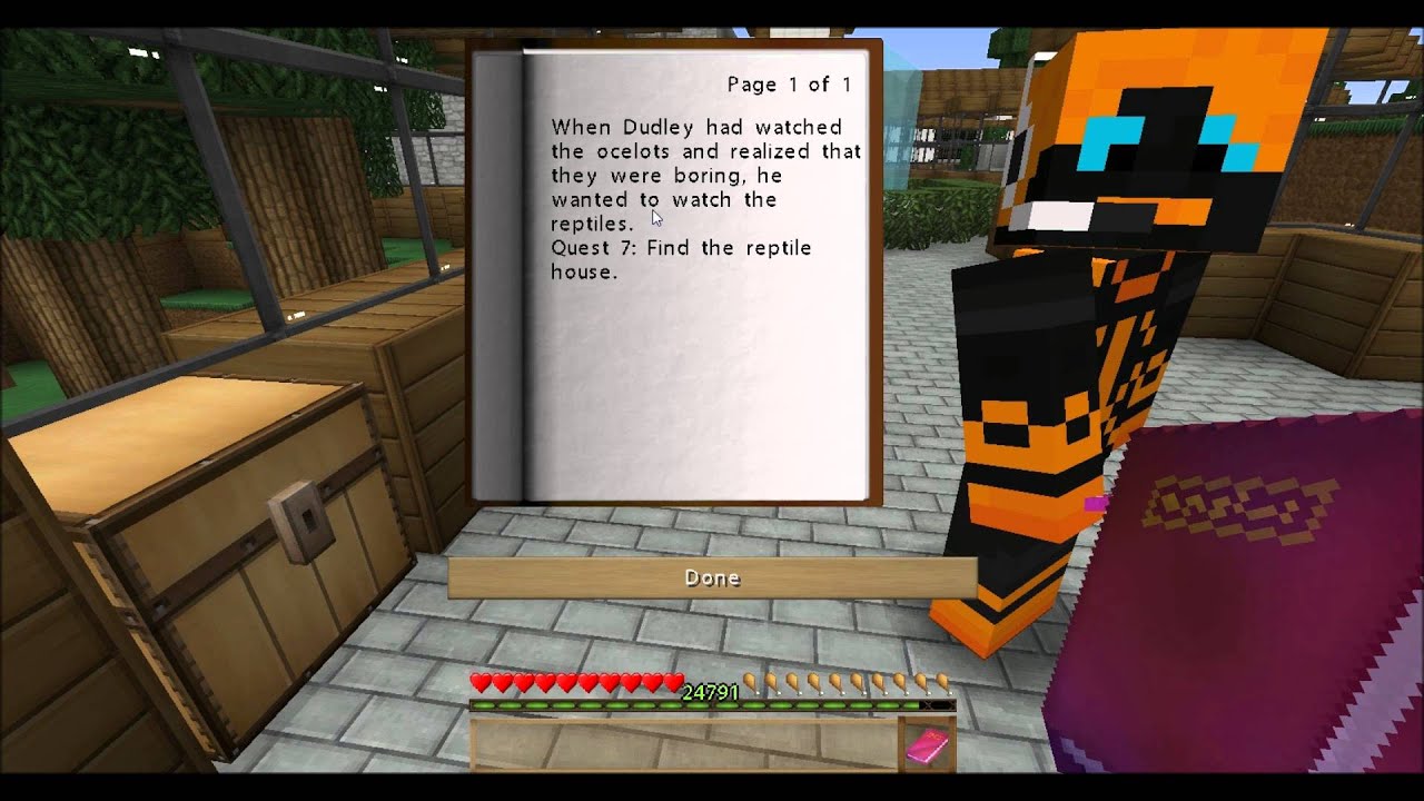 Minecraft - Harry Potter Adventure map - walkthrough pt 1