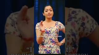 Rashmika Mandanna’s RARE First Ever Audition Video! "I Can't Do It!" 😭 #shorts