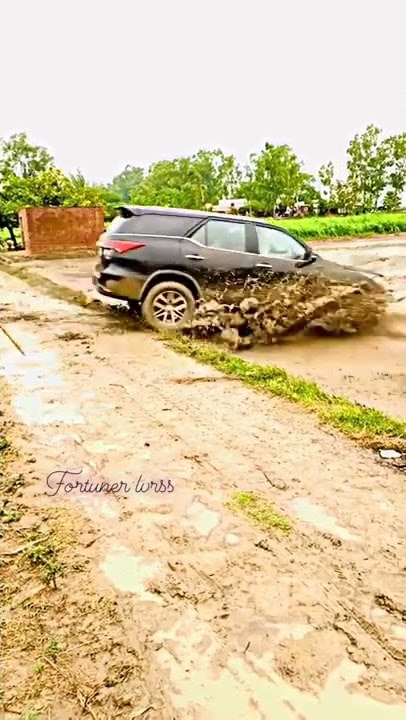 aspal oke, lumpur oke #fortuner #toyota fortuner