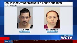 Tallahassee couple sentenced to 20 years on child abuse charges