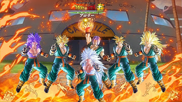 Absalon Trunks H-Graphics (Base-SSJ1-SSJ2-SSJ3-SSJ4-SSJ5) - Dragon Ball Xenoverse 2 Mods