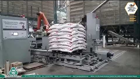 Fully Integrated Automatic Packing & Palletizing System - 4 Line