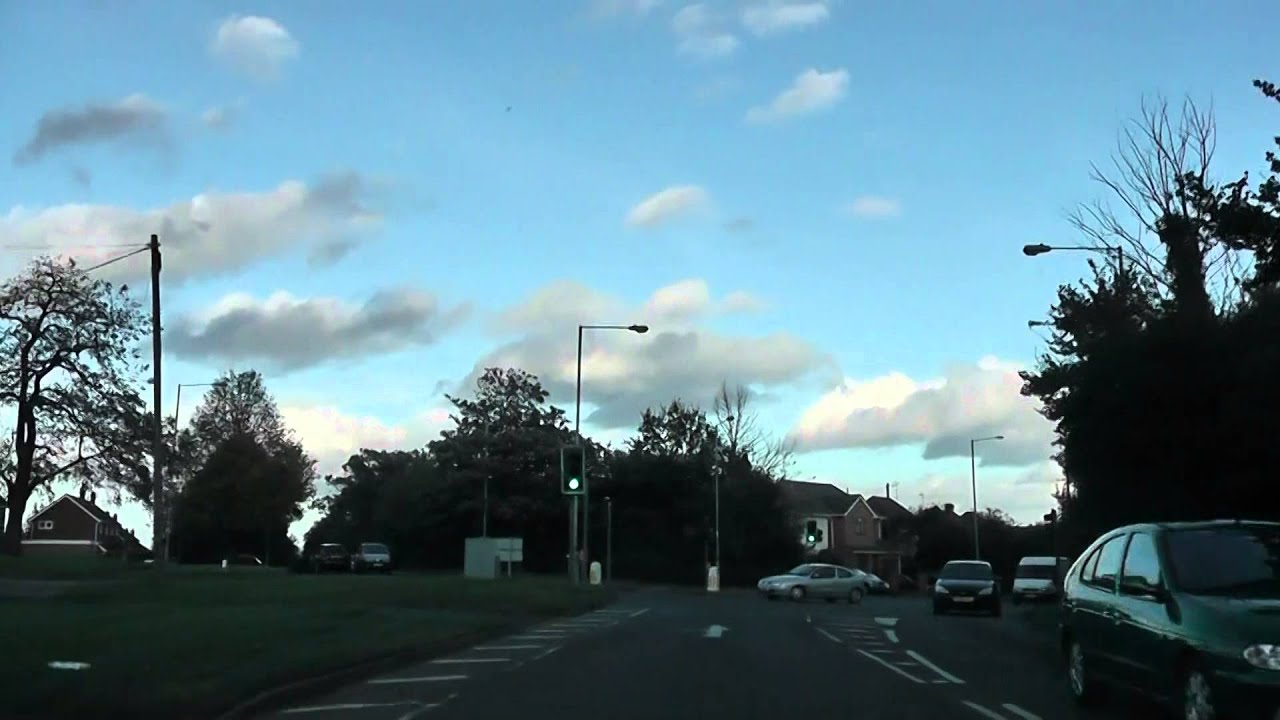 Driving On Sherriff Street, Tolladine Road & Windermere Drive