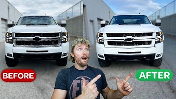 How To Paint Over Chrome - Silverado Chrome Delete
