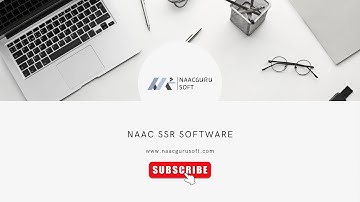 NAAC SSR Software