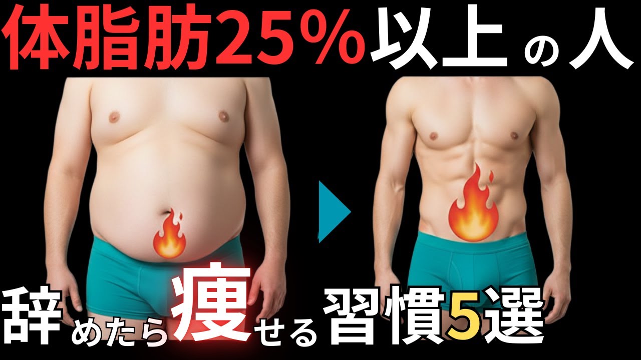 生活習慣病改善のプロが体脂肪を燃焼させるならこの習慣を辞める｜論文をもとに理学療法士が改善策も提案