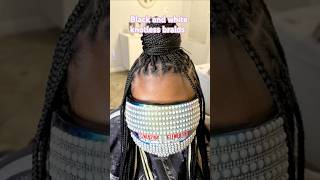 Black And White Knotless Braids