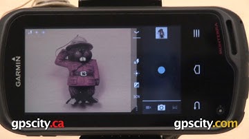 Garmin Monterra: Using the Camera with GPS City