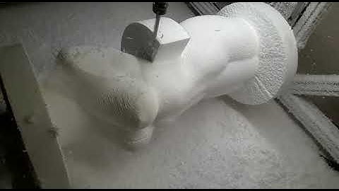 4D Foam styrofoam cutting & carving - Sculptures