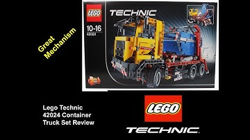 Lego Technic 42024 Container Truck Set Review