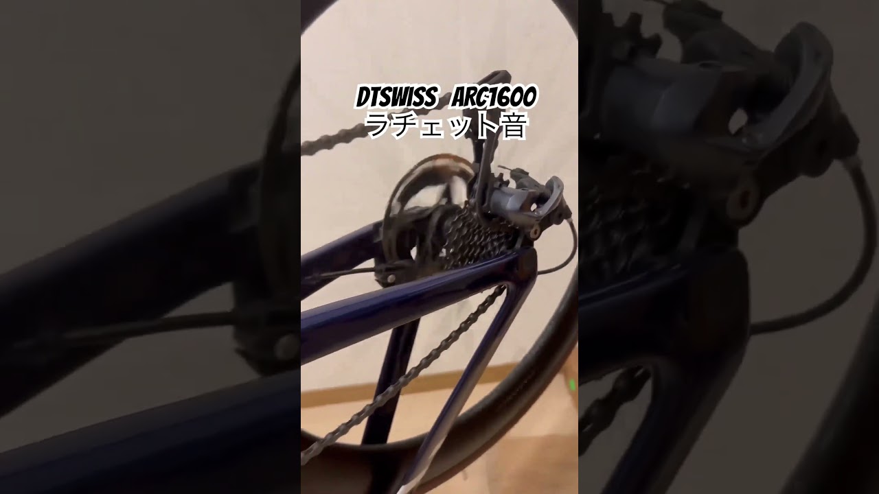 dtswiss arc1600 ラチェット音 #ホイール #爆音は性癖 #爆音ラチェット