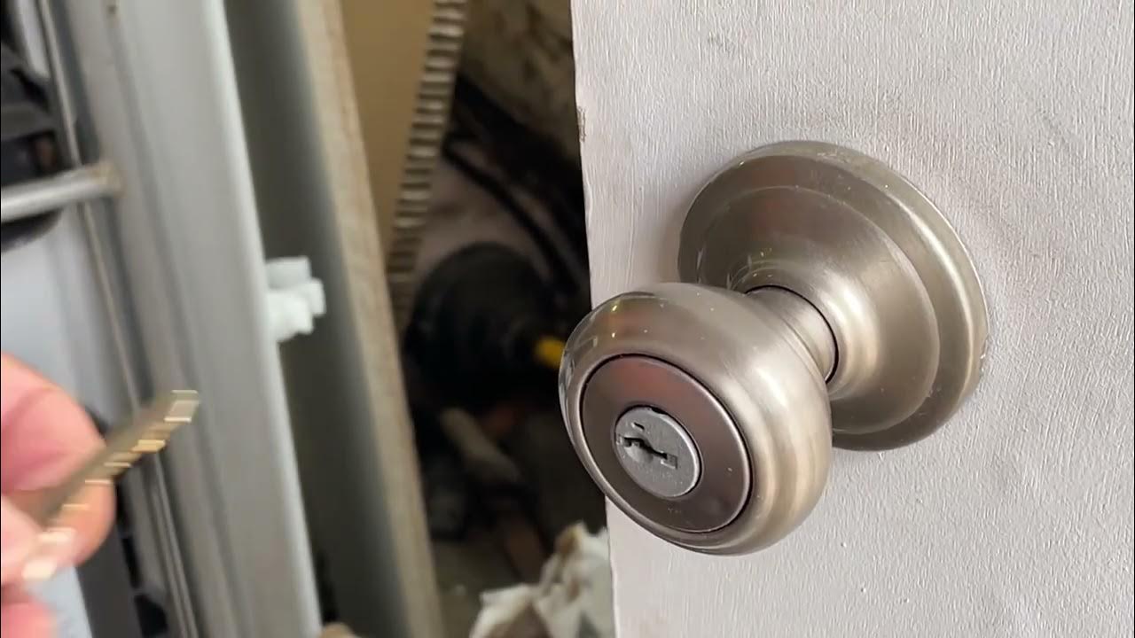 How to rekey a door knob YouTube