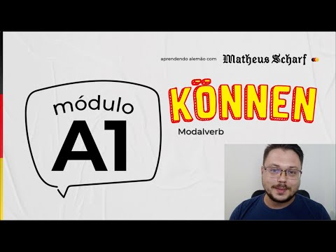 Können Modalverb, descomplicado pelo professor Matheus Scharf!  - Módulo A1