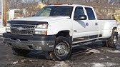 2005 Chevrolet Silverado 3500 Dually Diesel LT Lifted Truck - YouTube