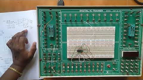 HALF ADDER USING NAND GATE ONLY