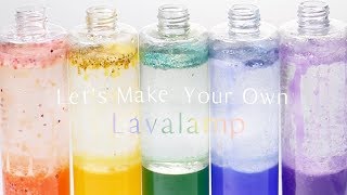 DIY  Let's Make Your Own 'Lavalamp'♡＊「ラバランプ」って知ってる?？不思議な液体が簡単に作れる♪