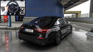 Mercedes-Benz S500 (W223) | Assetto Corsa | Steering Wheel Gameplay