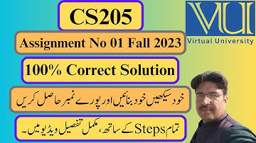 Cs205 Assignment 1 Fall 2023 | cs205 assignment solution | cs205 solution 2023