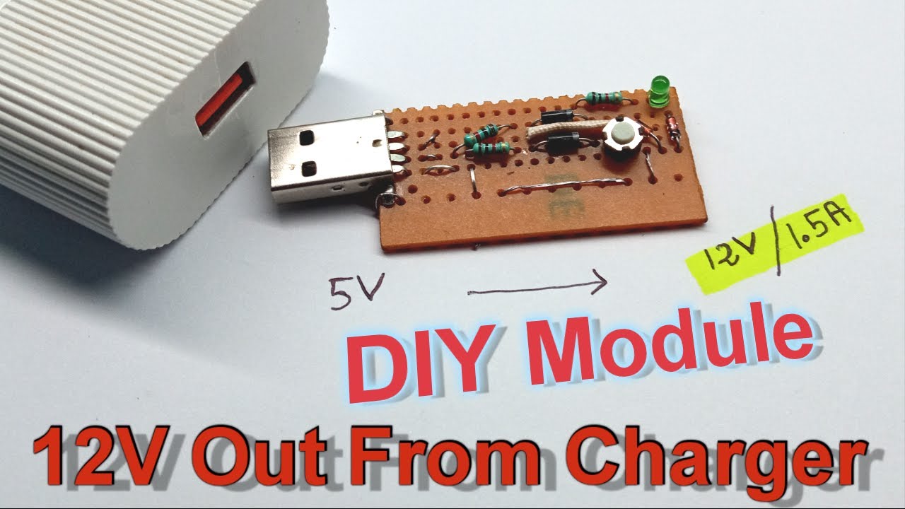 12 Volt Out from Mobile Charger QC fast charging 2&3 Adapter Hacked In Hindi YouTube