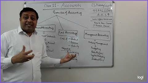 Accounts Class 11.1.9 Branches of Accounting | CS Neeraj Gupta | NGPA Classes Rohini