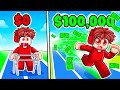 Spending $100,000 to Be the FASTEST in Roblox Speed Simulator!