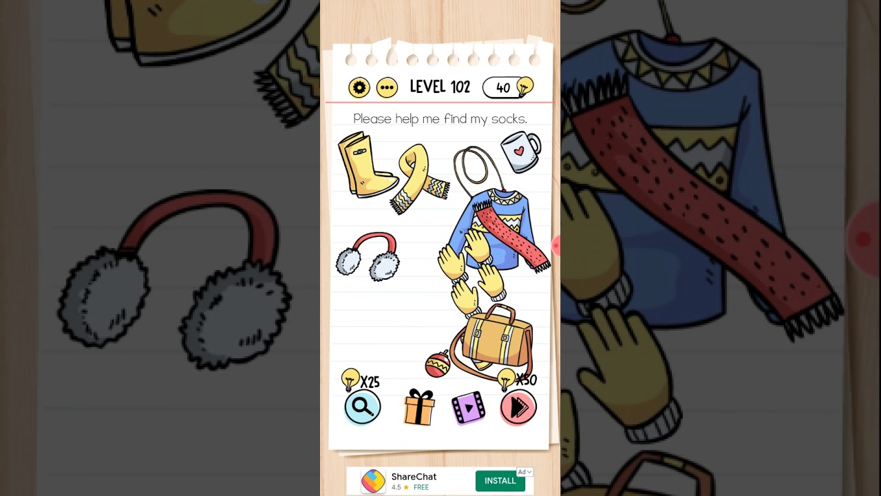 Brain test level 102 - YouTube