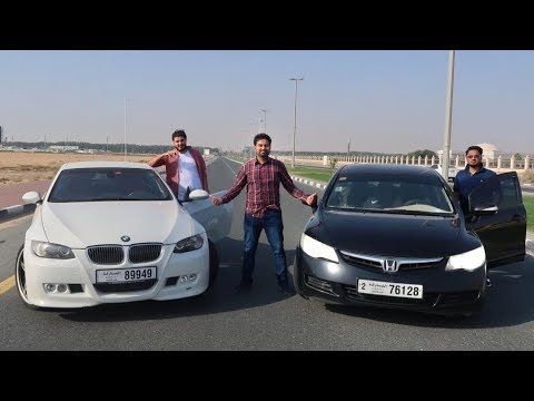 honda-civic-vs-bmw-330i-race-in-dubai